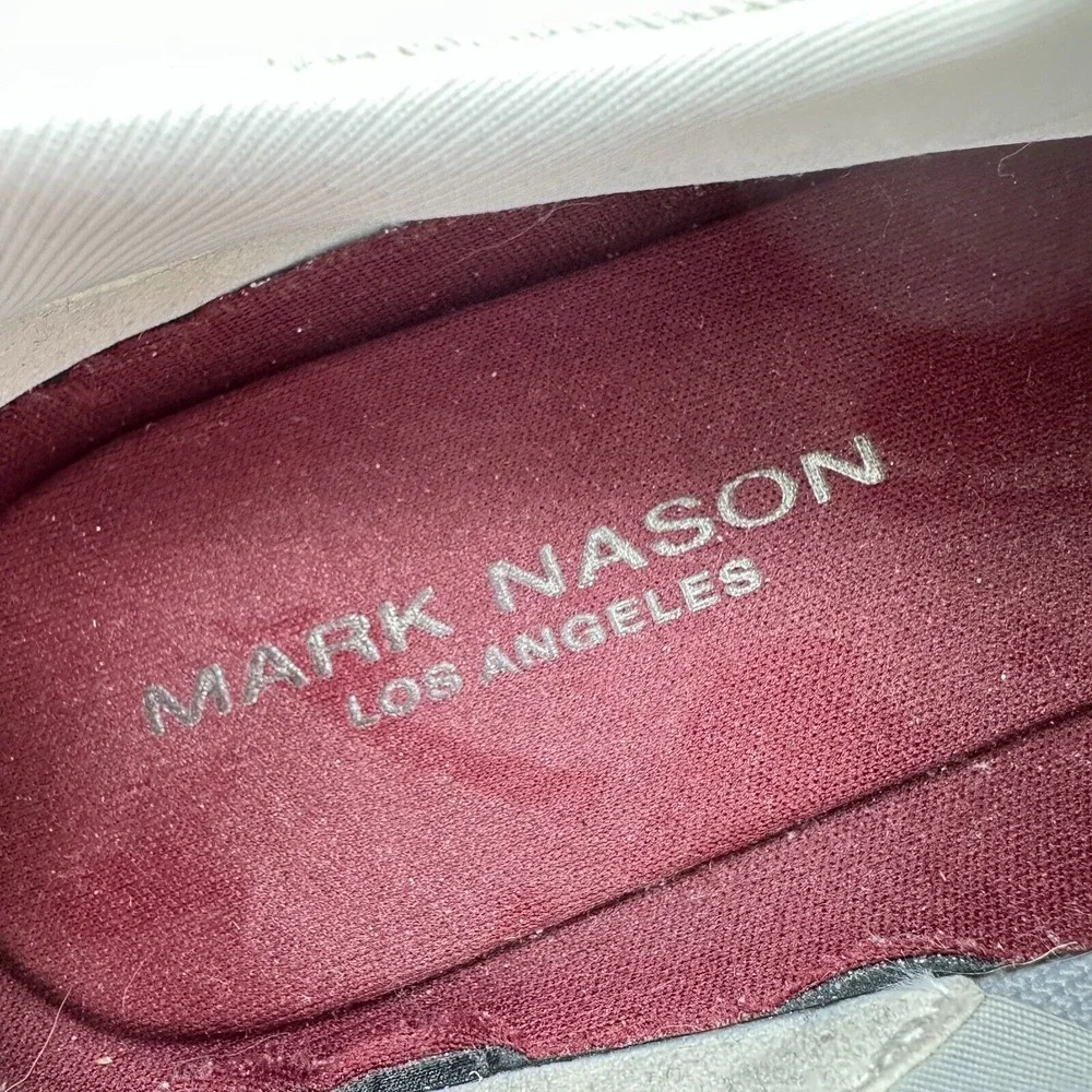 Mark Nason Los Angeles Sneakers Shoes Womens 7 White Athletic Gym Athleisure‎